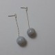 ΣΜΠ027-Σκουλαρίκια με πέτρες αχάτη και ασημένια αλυσίδα-18ευρώ